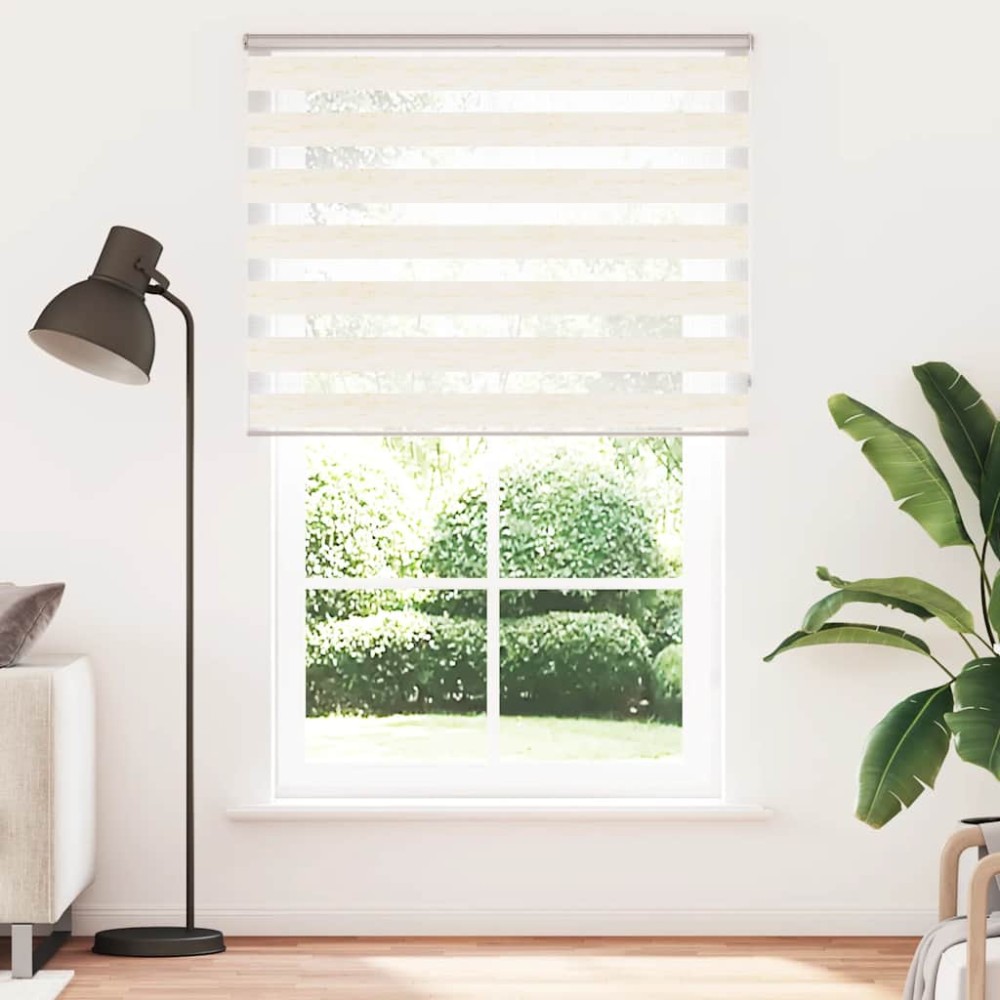 vidaXL Jaluzea tip zebra 150x200 cm lățime țesătură 145,9 cm poliester