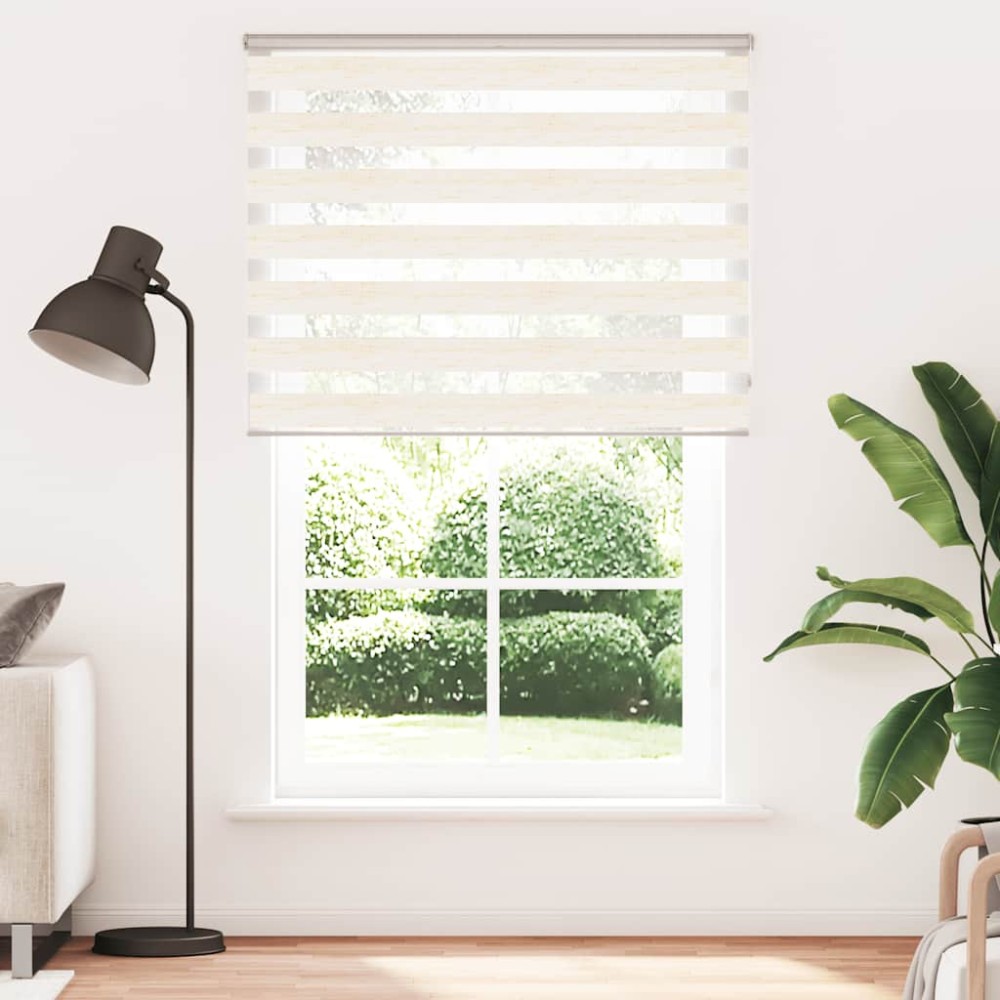 vidaXL Jaluzea tip zebra 140x230 cm lățime țesătură 135,9 cm poliester