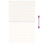 vidaXL Jaluzea tip zebra 140x230 cm lățime țesătură 135,9 cm poliester vidaXL Jaluzea tip zebra 140x230 cm lățime țesătură 135,9 cm poliester
