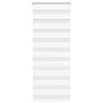 vidaXL Jaluzea tip zebra alb lățime țesătură 50,9 cm poliester