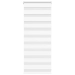 vidaXL Jaluzea tip zebra alb lățime țesătură 55,9 cm poliester