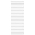 vidaXL Jaluzea tip zebra alb lățime țesătură 60,9 cm poliester