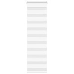 vidaXL Jaluzea tip zebra alb lățime țesătură 40,9 cm poliester