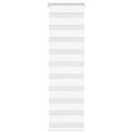 vidaXL Jaluzea tip zebra alb lățime țesătură 45,9 cm poliester