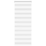vidaXL Jaluzea tip zebra alb lățime țesătură 50,9 cm poliester