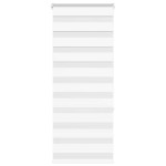vidaXL Jaluzea tip zebra alb lățime țesătură 55,9 cm poliester