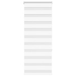 vidaXL Jaluzea tip zebra alb lățime țesătură 60,9 cm poliester