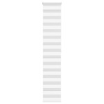 vidaXL Jaluzea tip zebra alb lățime țesătură 45,9 cm poliester