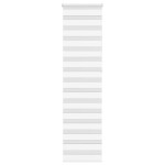 vidaXL Jaluzea tip zebra alb lățime țesătură 60,9 cm poliester