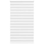 vidaXL Jaluzea tip zebra alb lățime țesătură 115,9 cm poliester