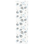 vidaXL Jaluzea cu rolă de duș 80x240 cm, lățime materială 76 cm vidaXL Jaluzea cu rolă de duș 80x240 cm, lățime materială 76 cm