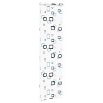 vidaXL Jaluzea cu rolă de duș 80x240 cm, lățime materială 76 cm vidaXL Jaluzea cu rolă de duș 80x240 cm, lățime materială 76 cm