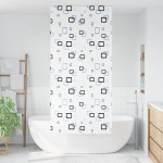 vidaXL Jaluzea cu rolă de duș 100x240 cm lățime material 96 cm