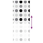 vidaXL Jaluzea cu rolă de duș 90x240 cm lățime material 86 cm vidaXL Jaluzea cu rolă de duș 90x240 cm lățime material 86 cm