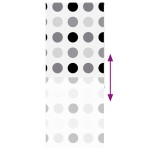 vidaXL Jaluzea cu rolă de duș 110x240 cm lățime material 106 cm
