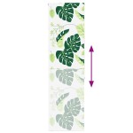 vidaXL Jaluzelă de duș 60x240 cm lățime material 56 cm vidaXL Jaluzelă de duș 60x240 cm lățime material 56 cm
