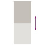 vidaXL Jaluzea cu rolă de duș 90x240 cm lățime material 86 cm vidaXL Jaluzea cu rolă de duș 90x240 cm lățime material 86 cm