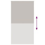 vidaXL Jaluzea cu rolă de duș 130x240 cm lățime material 126 cm vidaXL Jaluzea cu rolă de duș 130x240 cm lățime material 126 cm