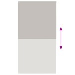vidaXL Jaluzea cu role de duș 140x240 cm lățime material 136 cm vidaXL Jaluzea cu role de duș 140x240 cm lățime material 136 cm