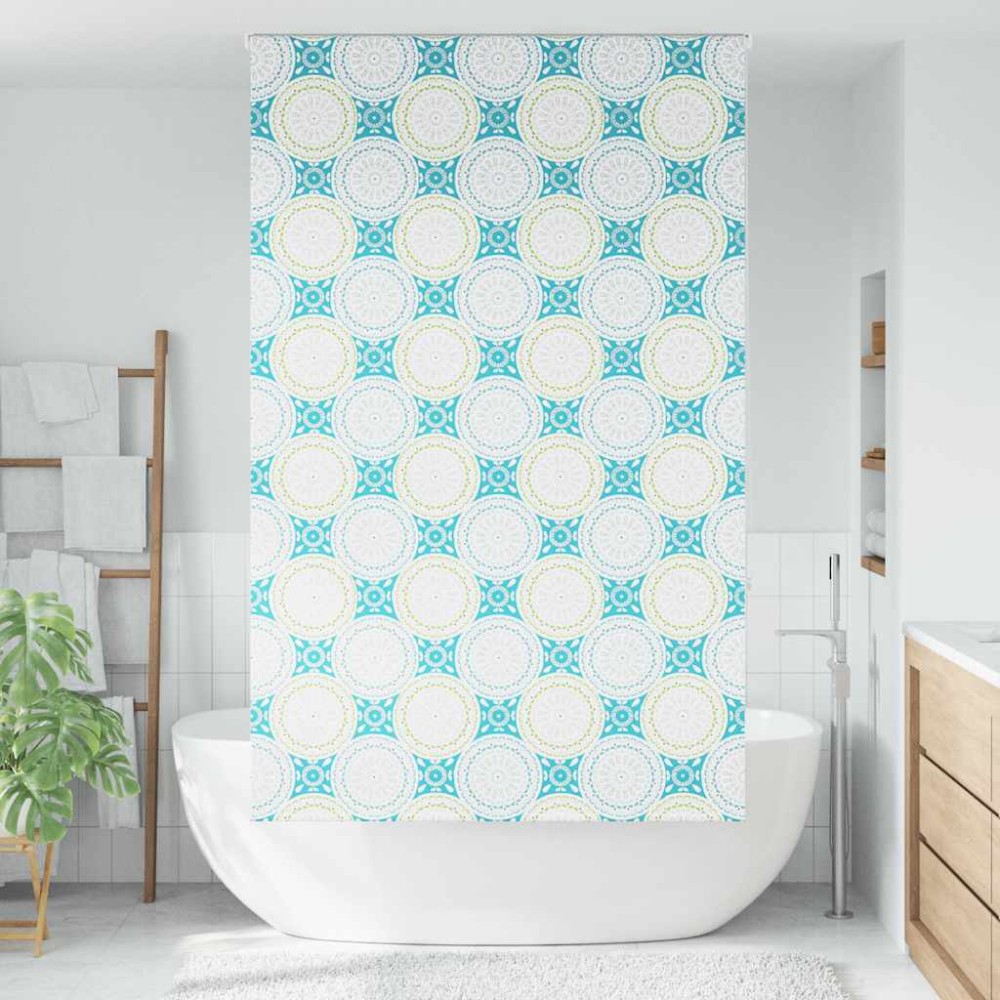 vidaXL Jaluzea cu rolă de duș 130x240 cm lățime material 126 cm