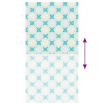 vidaXL Jaluzea cu rolă de duș 130x240 cm lățime material 126 cm