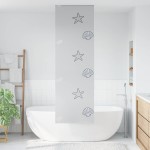 vidaXL Jaluzelă de duș 60x240 cm lățime material 56 cm vidaXL Jaluzelă de duș 60x240 cm lățime material 56 cm
