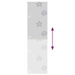 vidaXL Jaluzelă de duș 70x240 cm lățime material 66 cm