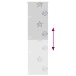 vidaXL Jaluzea cu rolă de duș 80x240 cm, lățime materială 76 cm vidaXL Jaluzea cu rolă de duș 80x240 cm, lățime materială 76 cm