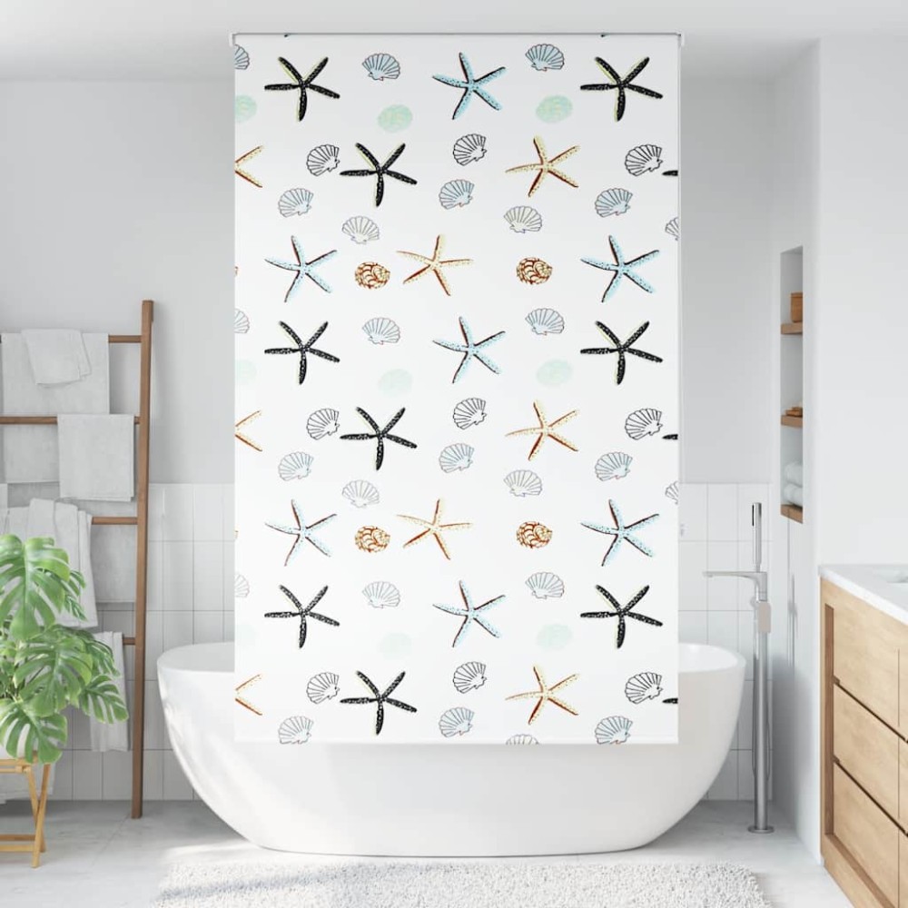 vidaXL Jaluzea cu rolă de duș 130x240 cm lățime material 126 cm