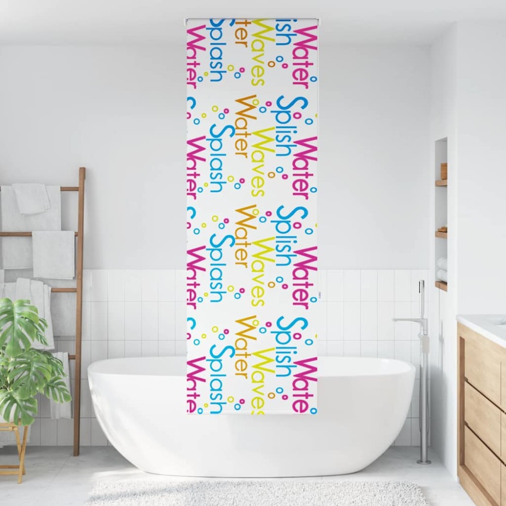 vidaXL Jaluzea cu rolă de duș 80x240 cm, lățime materială 76 cm
