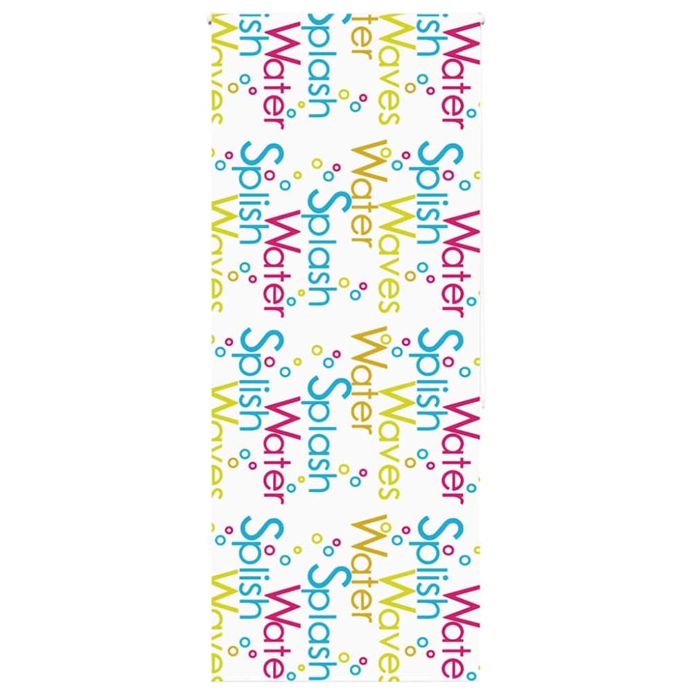 vidaXL Jaluzea cu rolă de duș 90x240 cm lățime material 86 cm