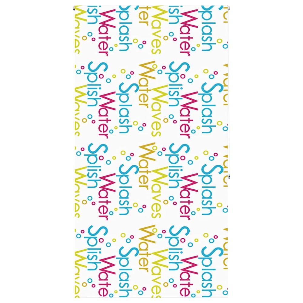 vidaXL Jaluzea cu rolă de duș 130x240 cm lățime material 126 cm