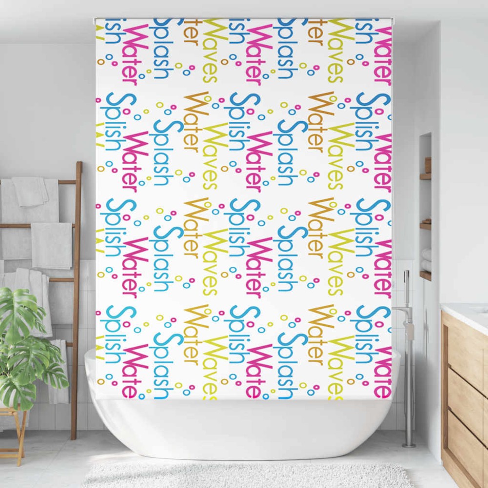 vidaXL Jaluzea cu rolă de duș 160x240 cm lățime material 156 cm