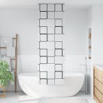 vidaXL Jaluzelă de duș 70x240 cm lățime material 66 cm vidaXL Jaluzelă de duș 70x240 cm lățime material 66 cm