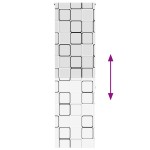 vidaXL Jaluzelă de duș 70x240 cm lățime material 66 cm vidaXL Jaluzelă de duș 70x240 cm lățime material 66 cm