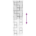 vidaXL Jaluzea cu rolă de duș 80x240 cm, lățime materială 76 cm