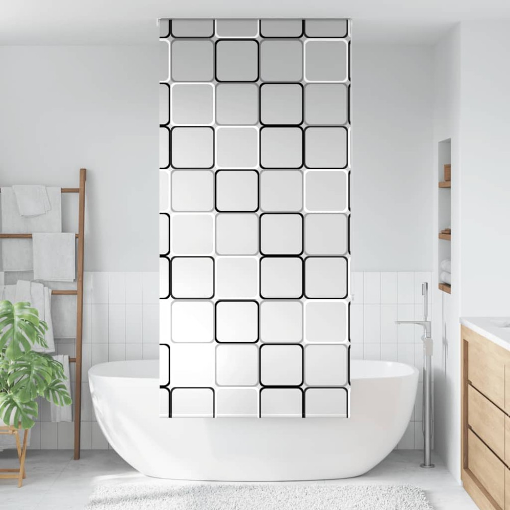 vidaXL Jaluzea cu rolă de duș 90x240 cm lățime material 86 cm