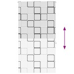 vidaXL Jaluzea cu rolă de duș 130x240 cm lățime material 126 cm vidaXL Jaluzea cu rolă de duș 130x240 cm lățime material 126 cm