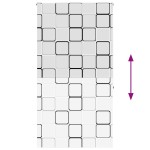 vidaXL Jaluzea cu role de duș 140x240 cm lățime material 136 cm vidaXL Jaluzea cu role de duș 140x240 cm lățime material 136 cm