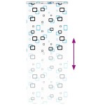 vidaXL Jaluzea cu role de duș cu casetă 100x240 cm lățime material 96cm vidaXL Jaluzea cu role de duș cu casetă 100x240 cm lățime material 96cm