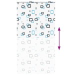 vidaXL Jaluzea cu role de duș cu casetă 130x240cm lățime material 126cm