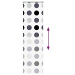 vidaXL Jaluzea cu role de duș cu casetă 80x240 cm lățime material 76 cm