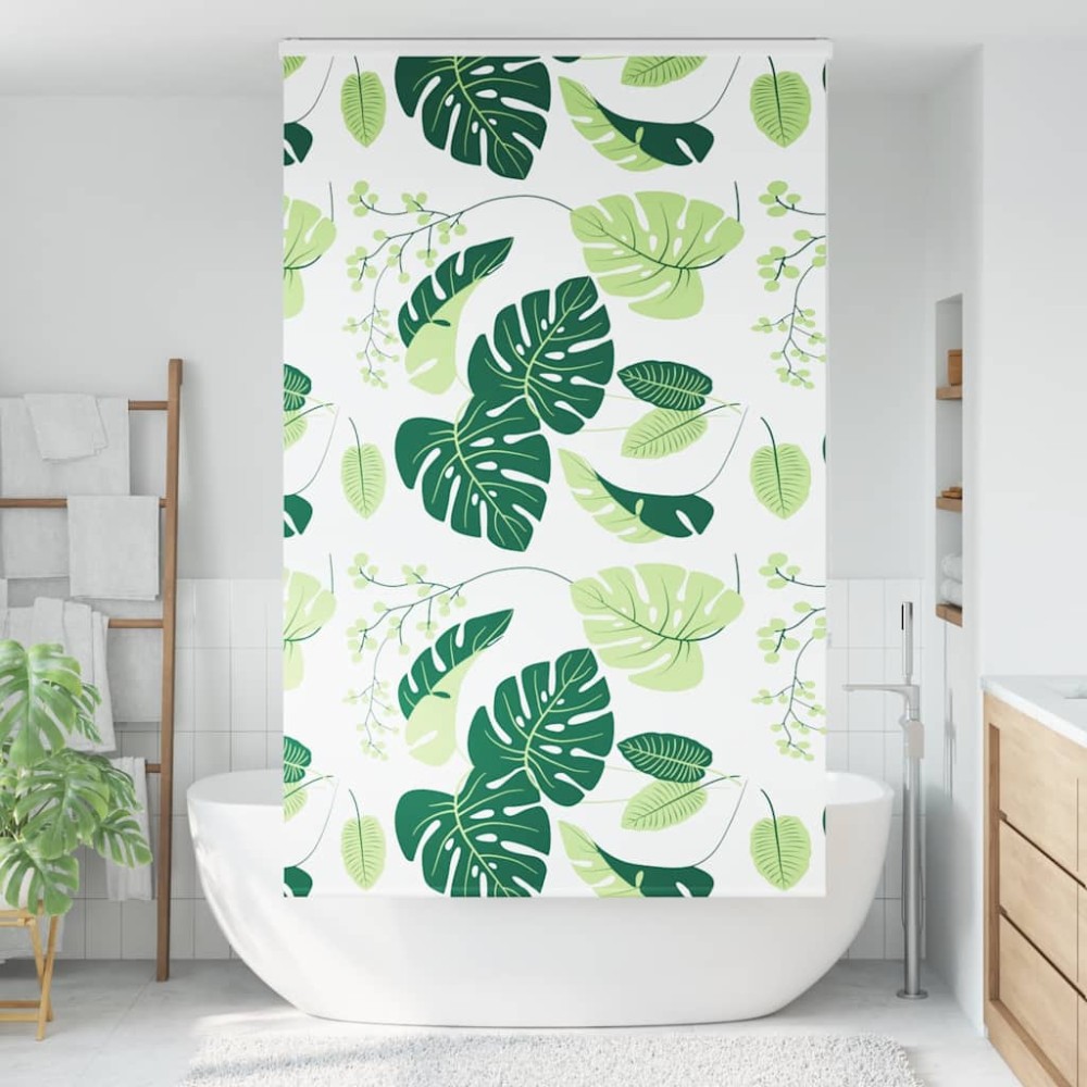 vidaXL Jaluză cu role de duș cu casetă 130x240cm lățime material 126cm