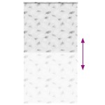 vidaXL Jaluzea cu role de duș cu casetă 130x240cm lățime material 126cm