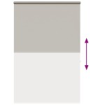vidaXL Jaluzea cu role de duș cu casetă 150x240cm lățime material 146cm vidaXL Jaluzea cu role de duș cu casetă 150x240cm lățime material 146cm