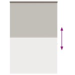 vidaXL Jaluzea cu role de duș cu casetă 160x240cm lățime material 156cm vidaXL Jaluzea cu role de duș cu casetă 160x240cm lățime material 156cm