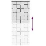 vidaXL Jaluzea cu role de duș cu casetă 100x240 cm lățime material 96cm vidaXL Jaluzea cu role de duș cu casetă 100x240 cm lățime material 96cm