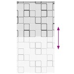 vidaXL Jaluzea cu role de duș cu casetă 130x240cm lățime material 126cm vidaXL Jaluzea cu role de duș cu casetă 130x240cm lățime material 126cm