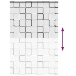 vidaXL Jaluzea cu role de duș cu casetă 160x240cm lățime material 156cm vidaXL Jaluzea cu role de duș cu casetă 160x240cm lățime material 156cm
