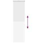 vidaXL Jaluzea cu role de duș cu casetă 80x240 cm lățime material 76 cm
